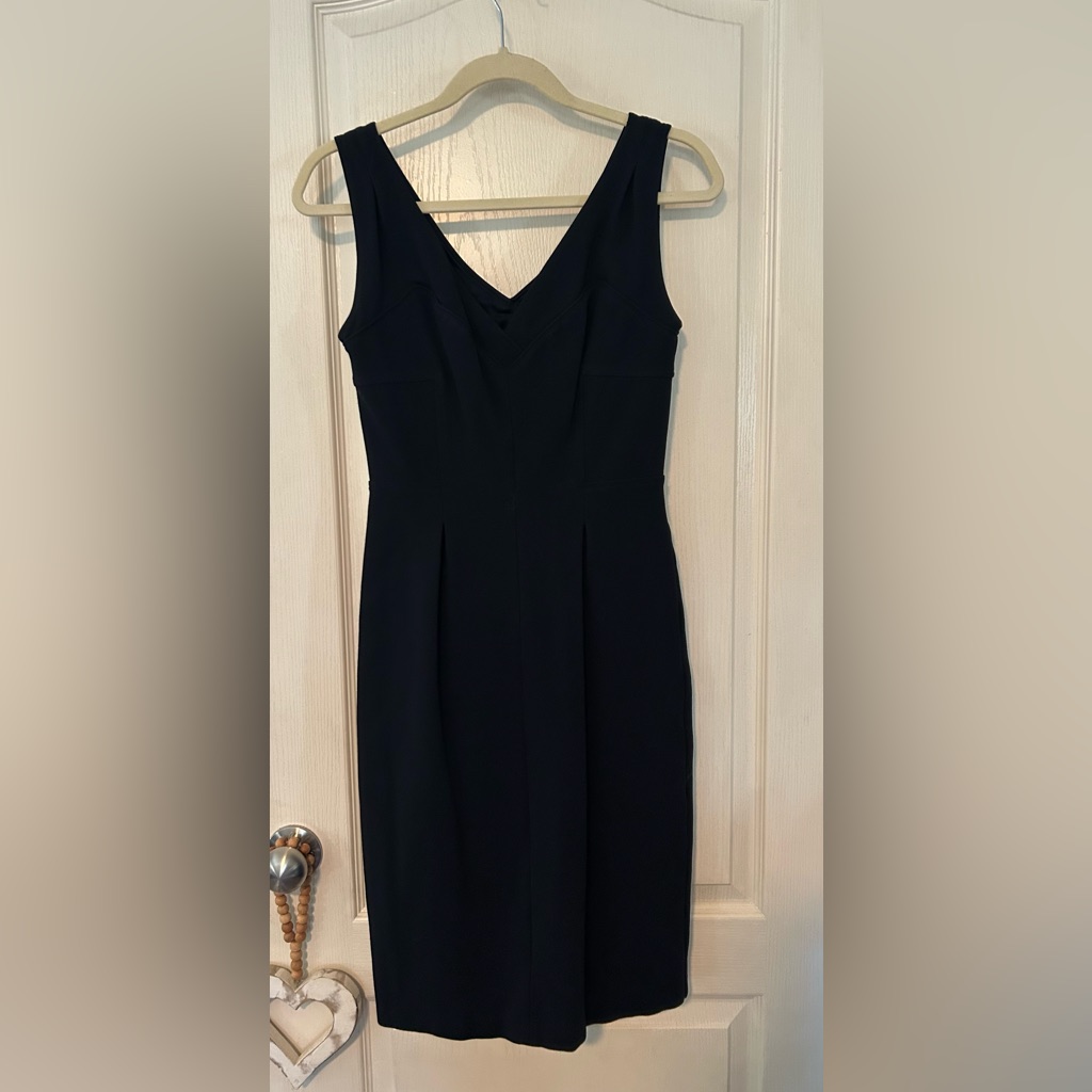 Dvf Diane Von Furstenberg Black/Navy Sleeveless Dress